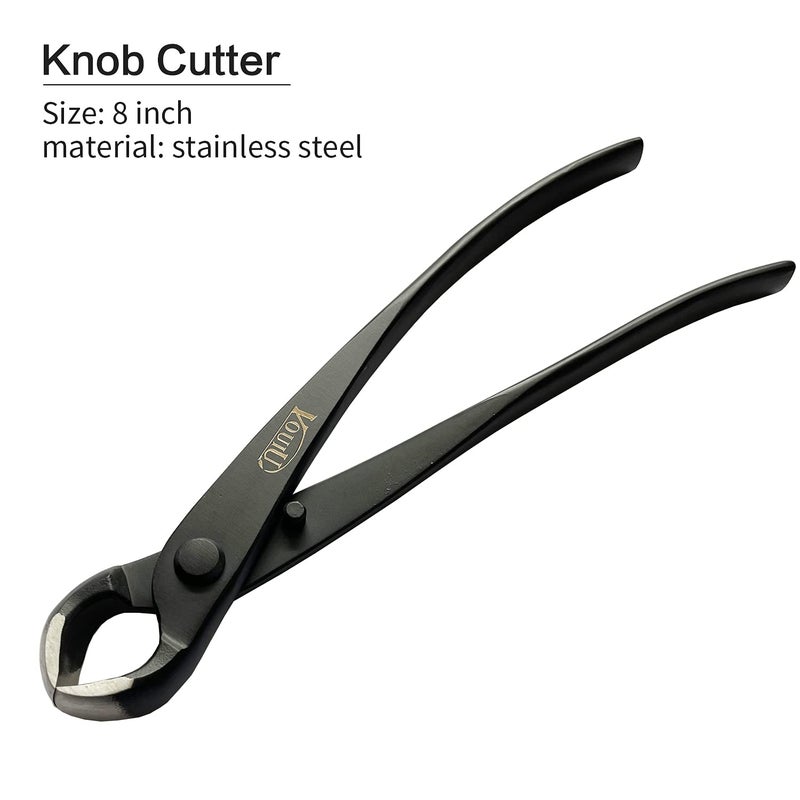 VOUIU 5-Piece Bonsai Tool Set,Knob Cutter,Concave Cutter,Wire Cutter,Jin Pliers,Bonsai Scissors - Image 4